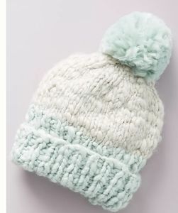 Anthropologie Abigail Pommed Beanie